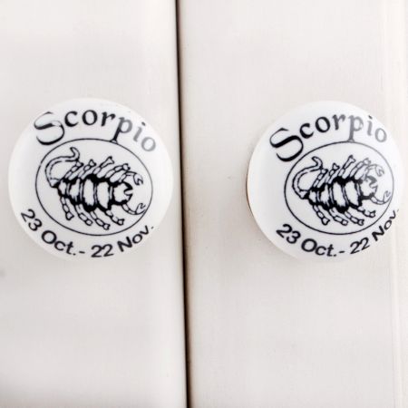 Scorpio Flat Ceramic Knob